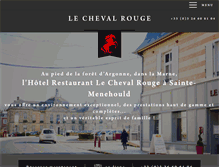 Tablet Screenshot of lechevalrouge.com